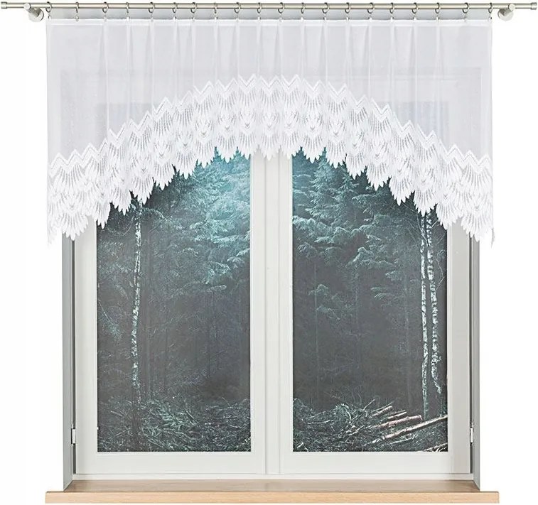 Jacquard függöny békák számára Felicia 200x80 fehér