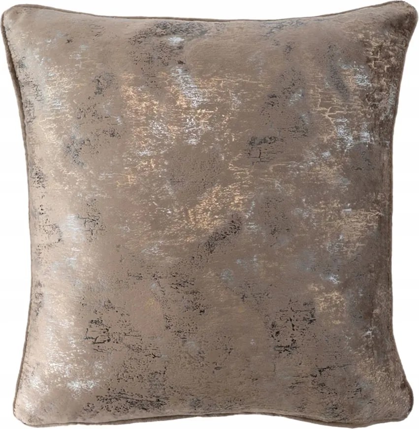 Díszpárnahuzat márvány glamour 40x40 cm Világos Barna