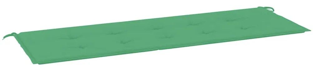 vidaXL zöld oxford szövet kerti padpárna 150 x 50 x 3 cm