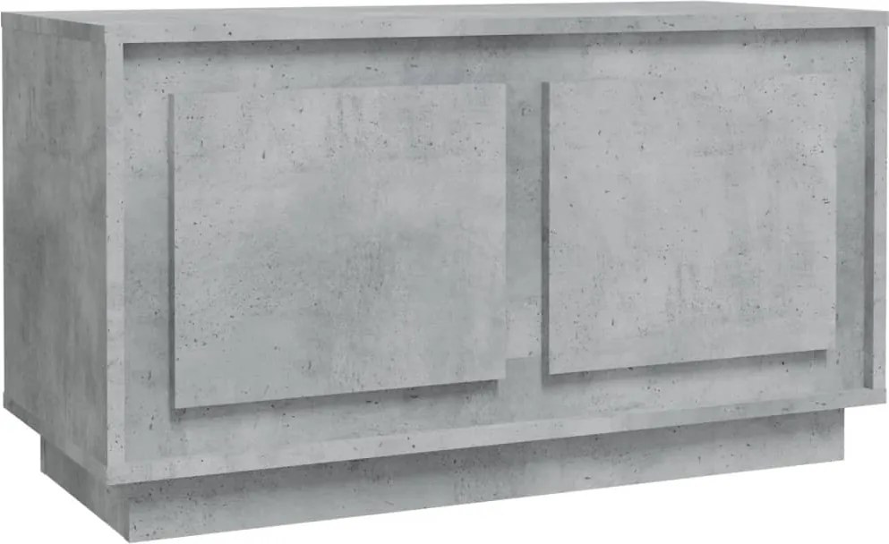 vidaXL betonszürke szerelt fa TV-szekrény 80x35x45 cm