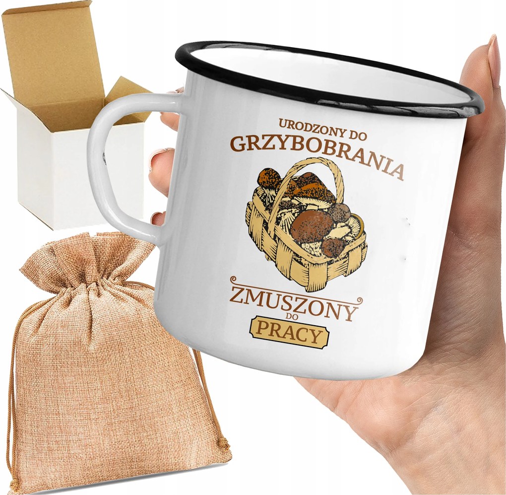 Nyomott Mintás Bögre, Gombaölésre Született, Munkára Kényszerült