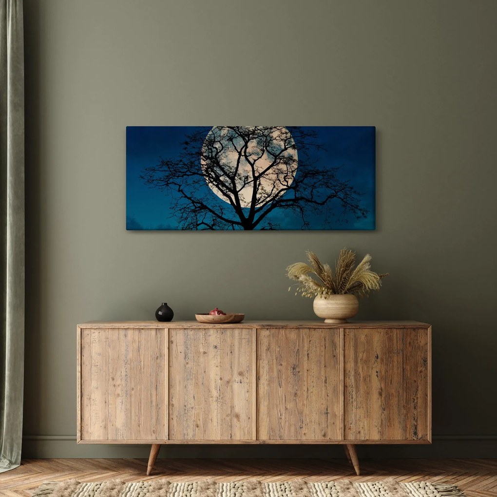 Fa képe teliholdkor (120x50 cm)