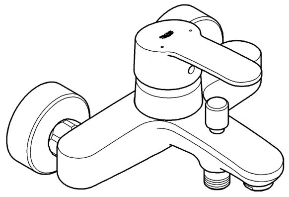 GROHE 33591002 - EUROSTYLE COSMOPOLITAN kádcsaptelep, fényes króm