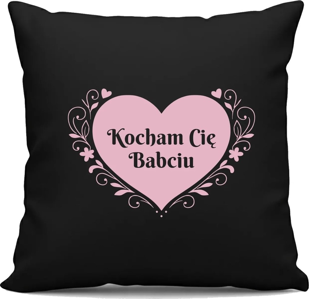 Szeretlek Nagymama Fekete Párna Ajándék Nagymamáknak Nagymama Napja