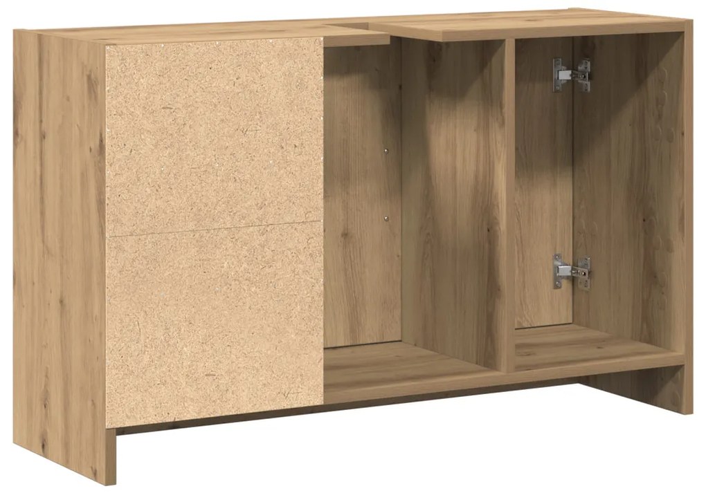 Mosogató Szekrény Kézműves tölgy 90x29x55 cm Összeszerelt Fa