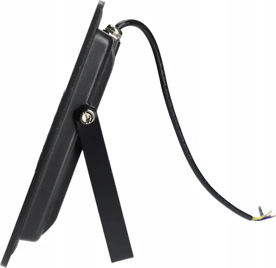 LED kültéri reflektor, 200 W, 230 V, 4500 K, IP65, fekete