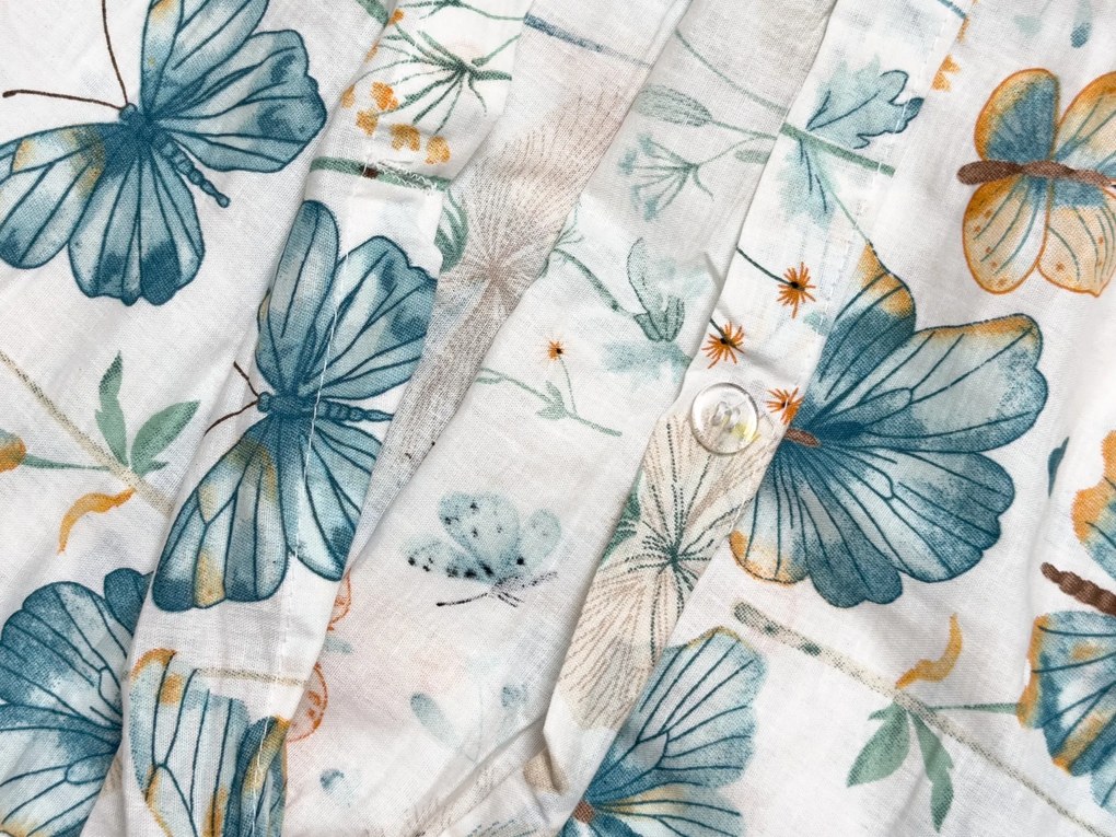 Krepp ágyneműhuzat kiságyra Renforcé ELIVINE fehér Ágyneműhuzat mérete: 45 x 65 cm | 90 x 140 cm