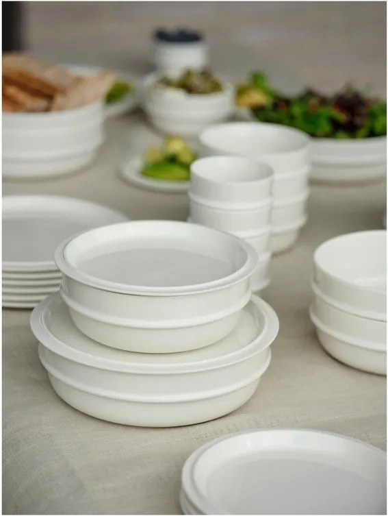 Krémszínű porcelán leveses tálka 600 ml Eau – Zone