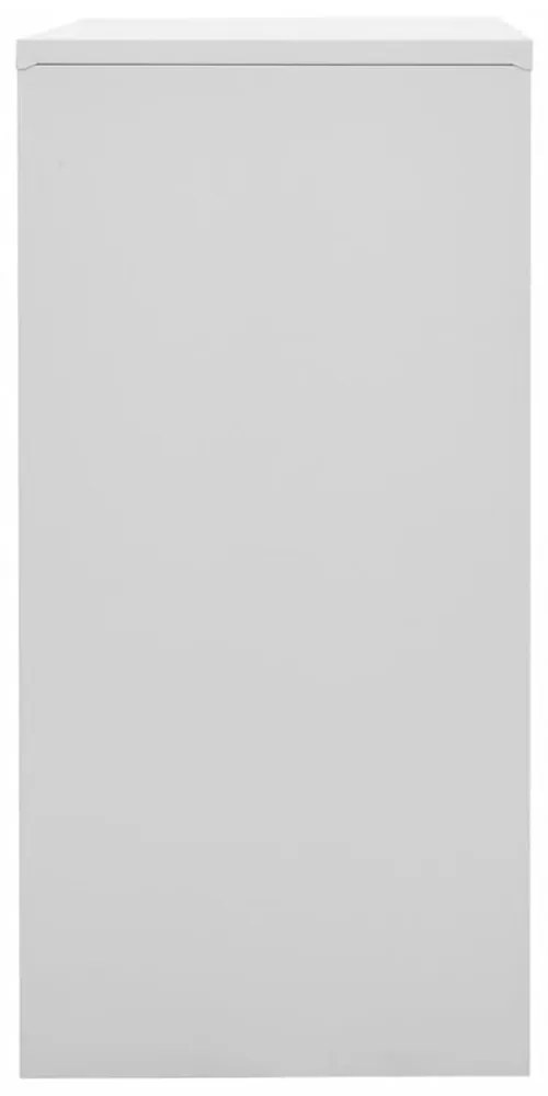 5 db világosszürke-kék acél zárható szekrény 90 x 45 x 92,5 cm