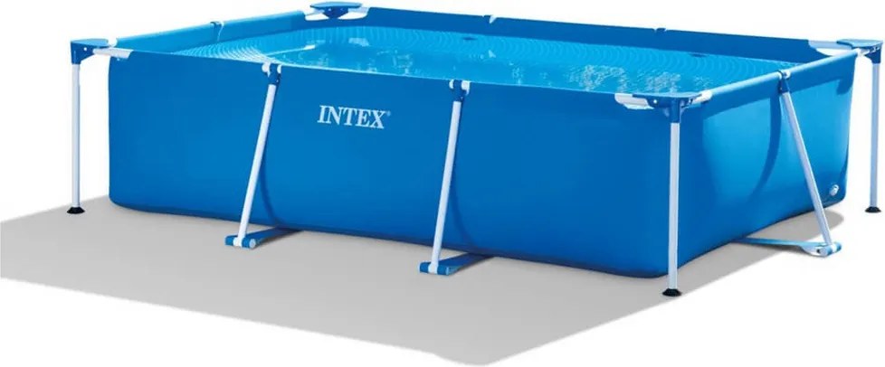 Medence belső fólia, Intex Rectangular Frame, 300 x 200 x 75 cm, kék, téglalap alakú, 3 rétegű PVC, leeresztő szeleppel, szűrő csatlakozással (10944)