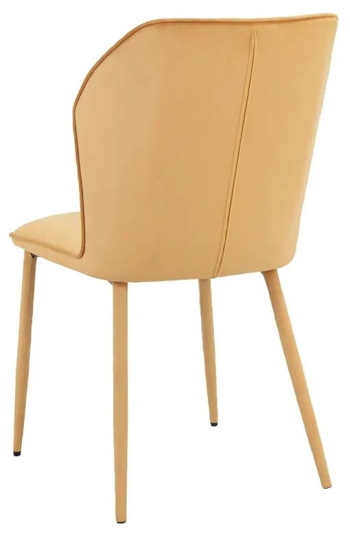 Sárga bársony étkezőszék szett 2 db-os Wilma – Støraa