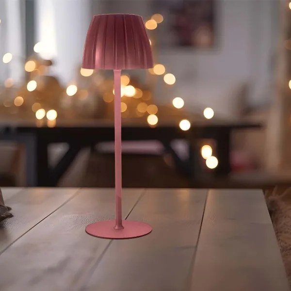 LED Dimmelhető újratölthető asztali lámpa LED/2,7W/5V 3000-6000K 1800 mAh barna