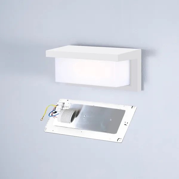 Brilagi - LED RGBW kültéri fali lámpatest BRICKY 1xE27/9W/230V fehér IP54