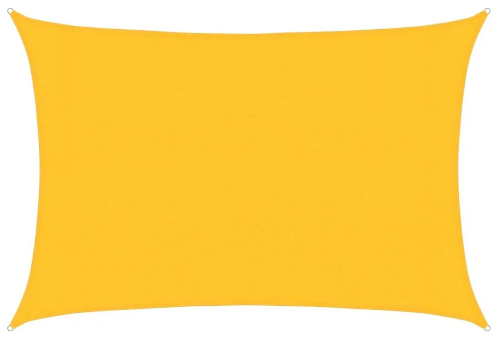 sárga HDPE napvitorla 160 g/m² 3 x 5 m