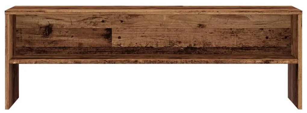 antik hatású szerelt fa TV-szekrény 120 x 40 x 40 cm