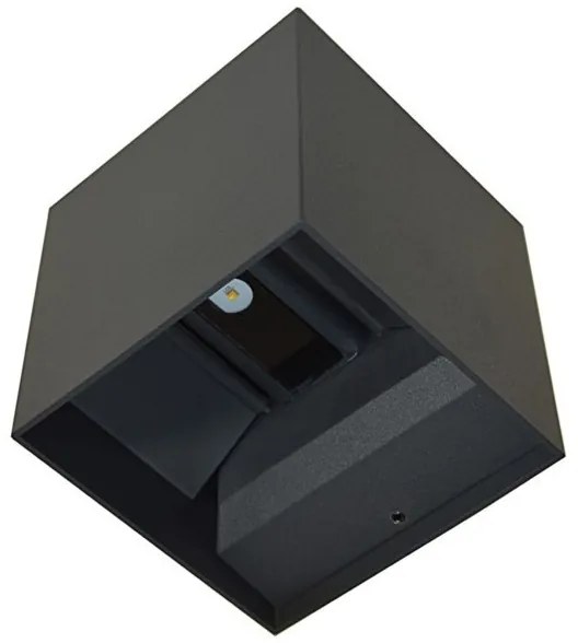 LED Kültéri fali lámpa KREON 2xLED/3W/230V IP54 4000K antracit