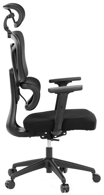 Kancelářská židle, synchronní mechanismus, černá síťovina, KA-Y358 BK