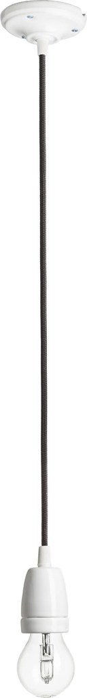 RENDL FABIO függesztő készlet fekete porcelán 230V LED E27 15W