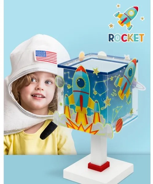 Dalber 63351N - LED gyermeklámpa ROCKET 1xG4/4W/230V többszínű