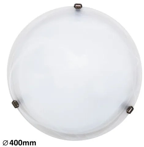 RÁBALUX 3303 ALABASTRO Ufo Lámpa Fehér Alabástrom Üveg E27 IP20