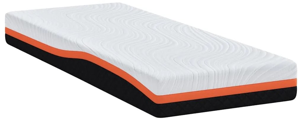 Matrac Fehér és Szürke 70 x 200 cm Gél Memóriahab