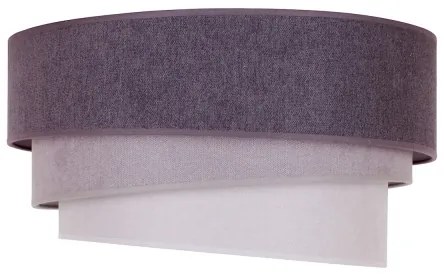 Duolla - Mennyezeti lámpa TRIO 1xE27/15W/230V á. 45 cm antracit/szürke/fehér