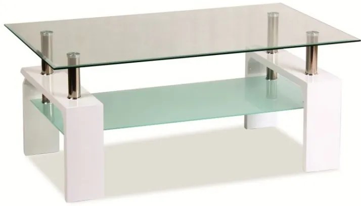 Dohányzóasztal Lugar Basic II (magasfényű fehér). 761840