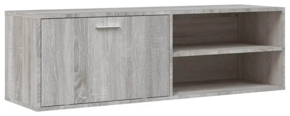 szürke sonoma szerelt fa TV-szekrény 120 x 34 x 37 cm