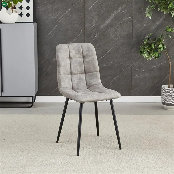 Szürke Vintage Szövet Étkezőszék. CT-281 GREY3