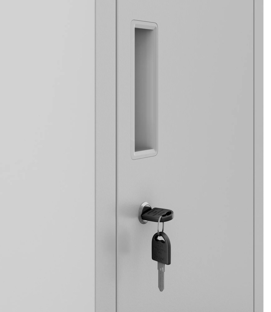 BHP munkaruhaszekrény szürke: BARTEK 1 Plus