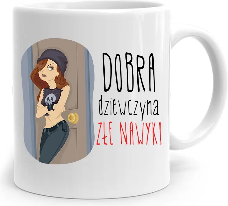 Bögre Lányoknak Jó Lány Rossz Szokások nyomott mintával