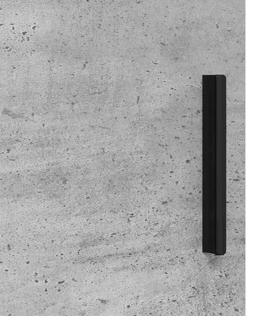 Fürdőszoba Székény fiókkal Beton szürke 30 x 35 x 80 cm Faanyag