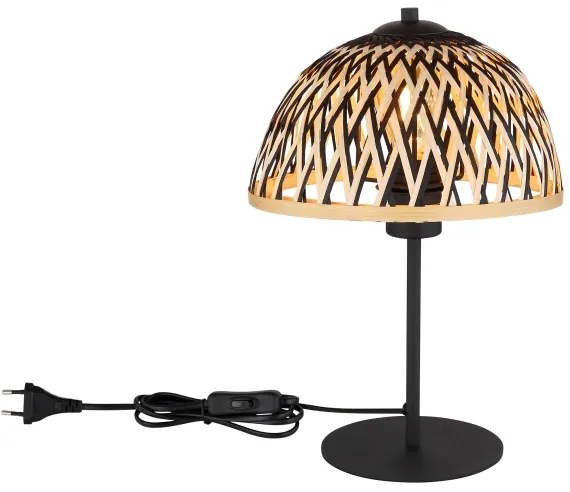 Globo 15767T - Asztali lámpa COLLY 1xE27/15W/230V bambusz