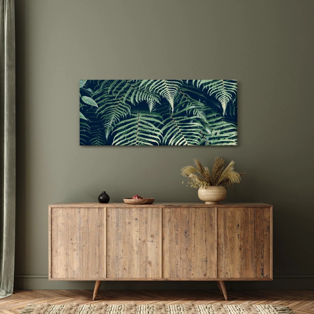 A páfrány levelek képe (120x50 cm)