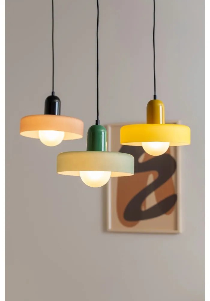 Szürke függőlámpa ø 25 cm Opaco Grato – Leitmotiv