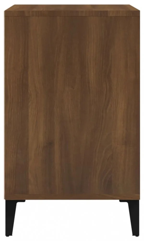 vidaXL barna tölgyszínű szerelt fa cipősszekrény 102x36x60 cm