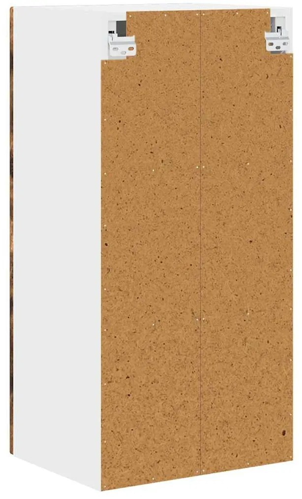 Fali konyhaszekrény 2 pcs Füstölt tölgy 40 x 31 x 80 cm Faanyag