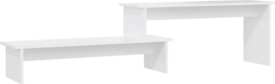 vidaXL fehér szerelt fa TV-szekrény 180 x 30 x 43 cm