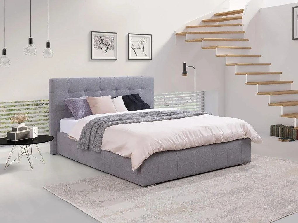 Franciaágy 180 cm Kendrick (öko-bőr Soft 017). 1058291