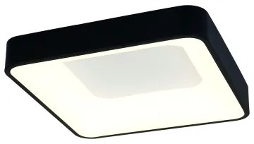 Brilagi - Dimmelhető LED mennyezeti lámpa FALCON II LED/80W/230V 40x40 cm fekete + távirányító