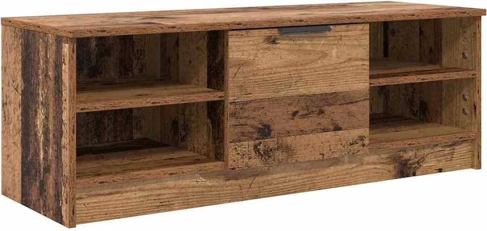 vidaXL TV szekrény Öreg fa 102 x 35 x 36,5 cm Faanyag