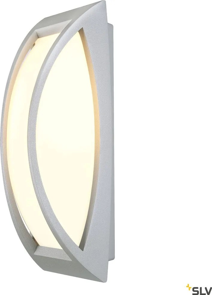 SLV 230444 MERIDIAN Modern Kültéri Fali Lámpa Szürke E27 IP54