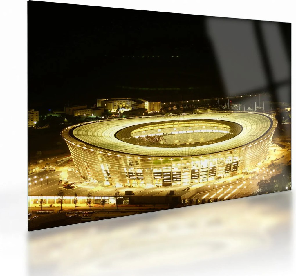 Kép - futballstadion (üvegen) (70x50 cm)