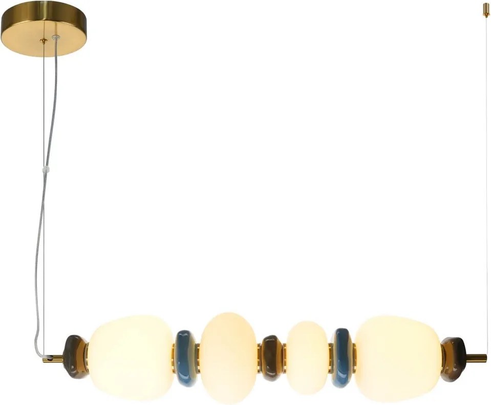 Italux modern függeszték evans opál átlátszó arany itxpnd-94981-4c-gd