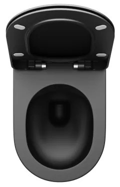 Ravak X01795 - WC-ülőke SoftClose CHROME fekete