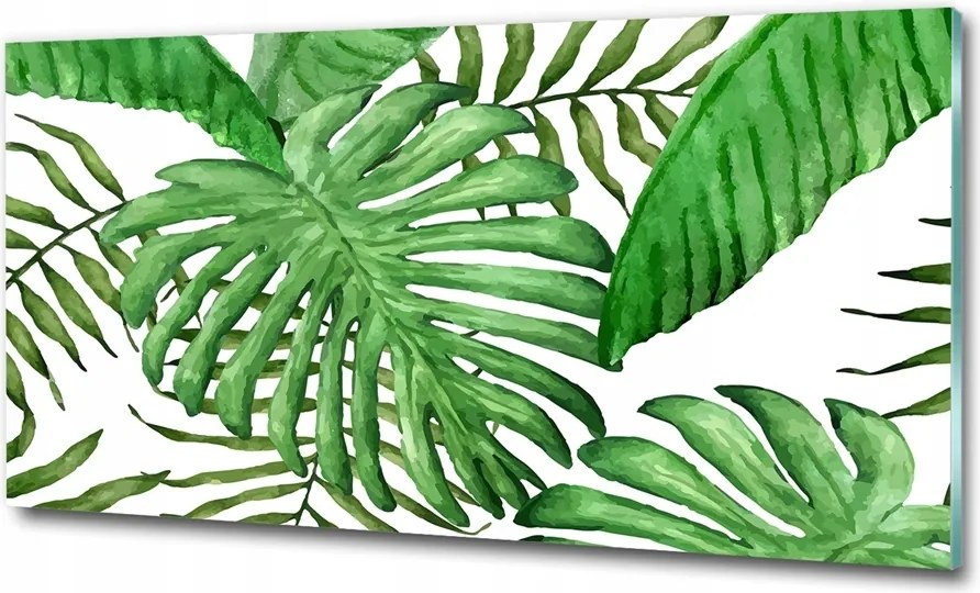 Fotó kép edzett üveg Virágos minta 100x70