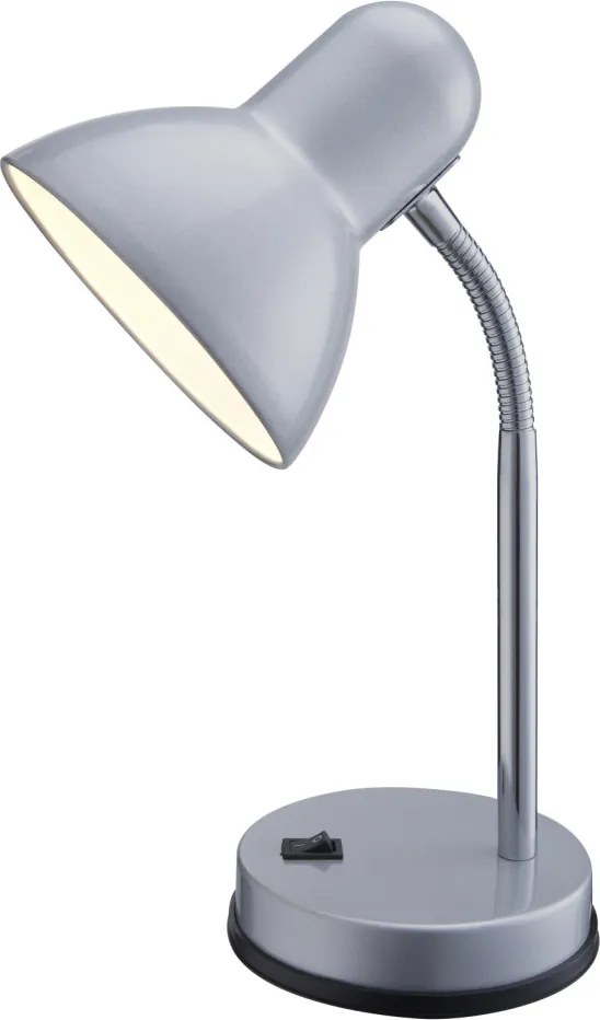 Íróasztali Lámpa Ezüst BASIC GLOBO-2487