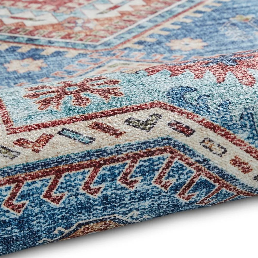 Kék futószőnyeg 60x225 cm Topaz – Think Rugs