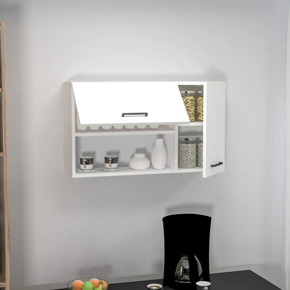 Akasya White fali szekrény