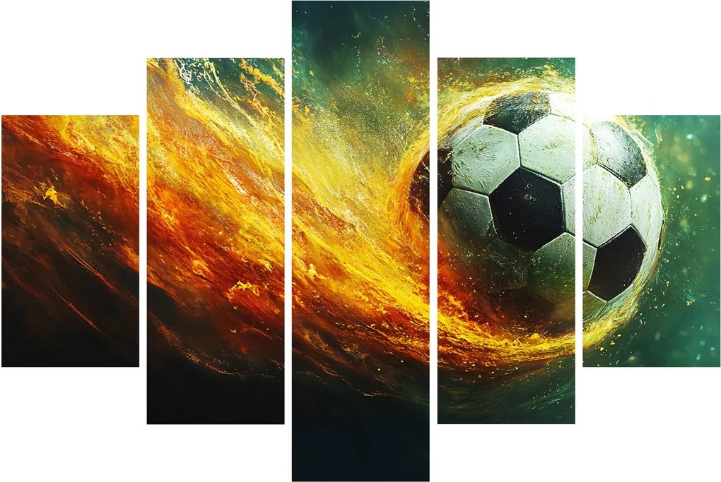 Kép - Focilabda repülés közben (150x105 cm)